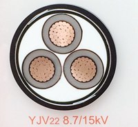 8.7kv-15kv 高压电缆yjv电缆